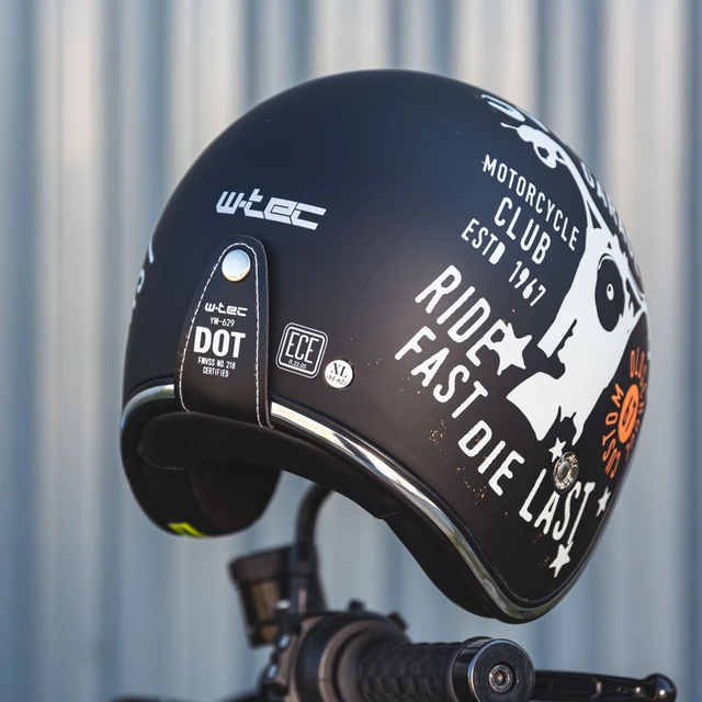 Moto čelada W-TEC Café Racer - Big Star