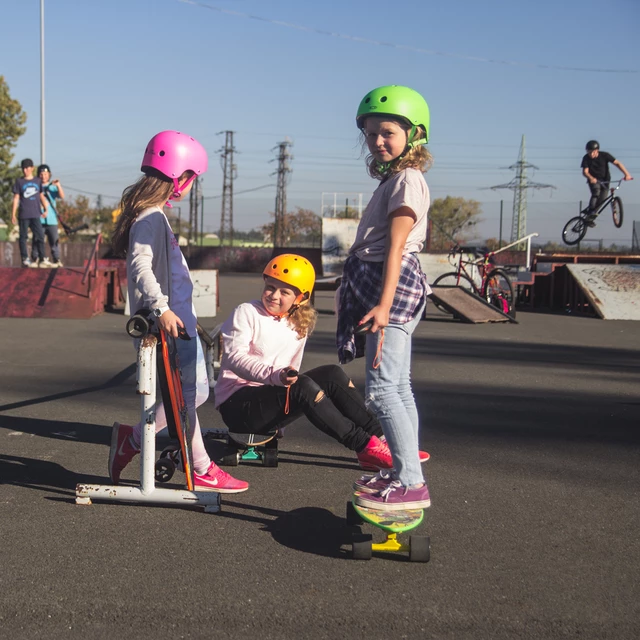 Električni longboard WORKER Smuthrider - črna-oranžna