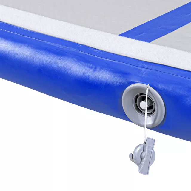Airtrack inSPORTline Airstunt 500x100x10 cm bela