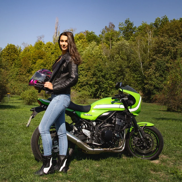 Moto čelada W-TEC V126 - zelena
