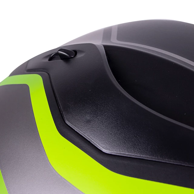 Integralna čelada W-TEC Vintegra Graphic - črna-fluo rumena