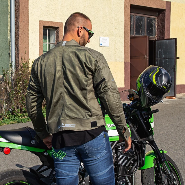 Integralna čelada W-TEC Vintegra Graphic - črna-fluo rumena