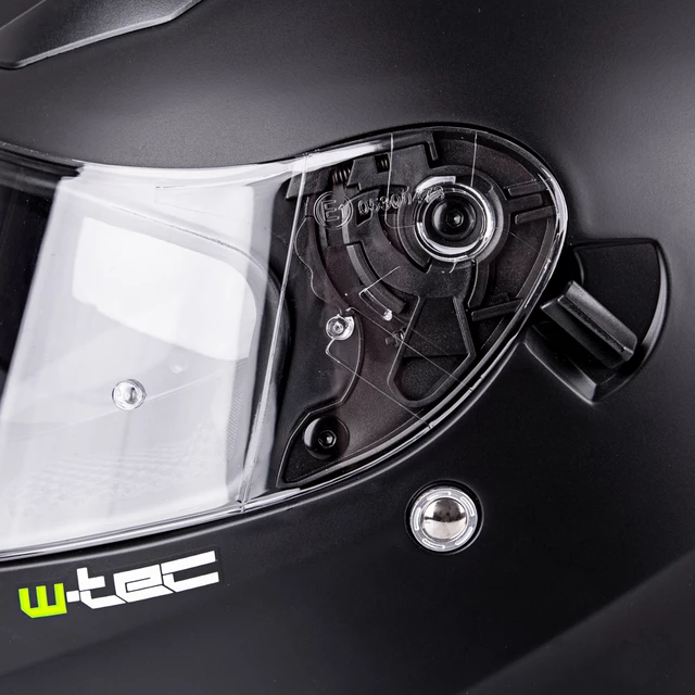 Integralna čelada W-TEC Vintegra Solid - črna-mat