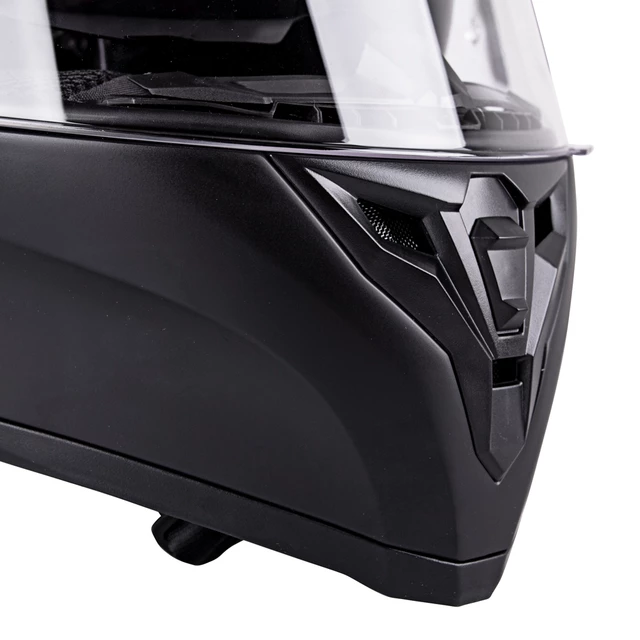 Integralna čelada W-TEC Vintegra Solid - črna-mat