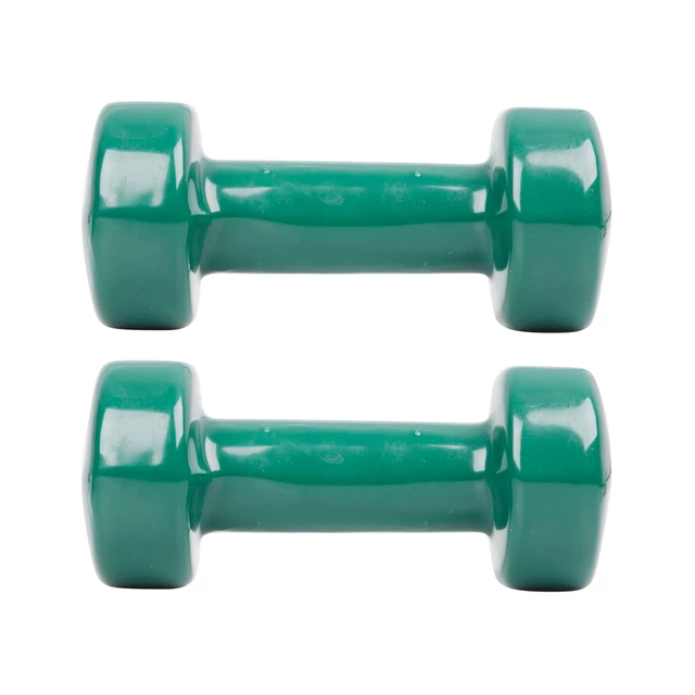 2 x 3kg inSPORTline Smoothbell Set Vinyl Uteži