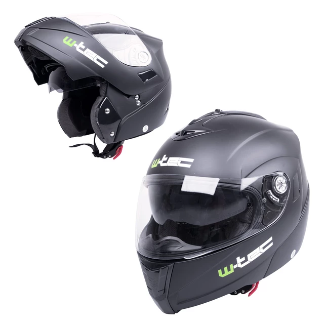 Moto čelada W-TEC NK-839 - S-Cape White Red