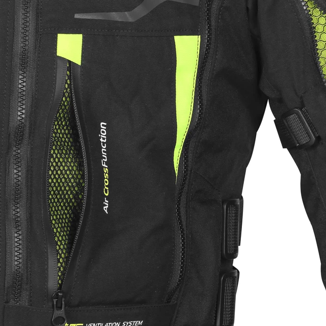 Moto jakna W-TEC Aircross - črna-zlata