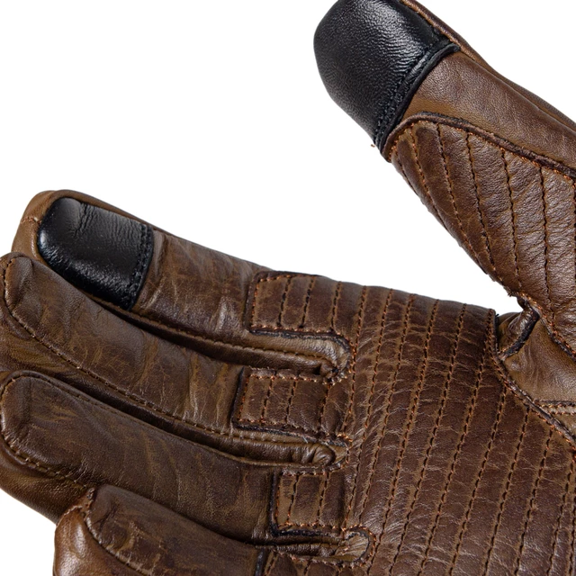 Moto rokavice W-TEC Inverner - temno rjava
