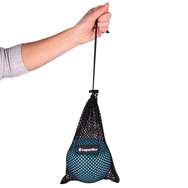 Masažna žogica inSPORTline Thera 12 cm - modra