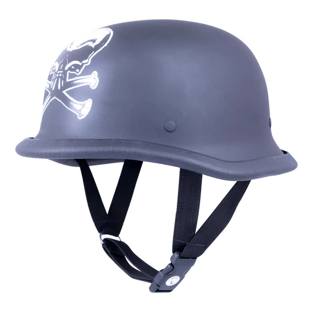 Retro moto čelada Sodager Skull Head - XL (61-62)