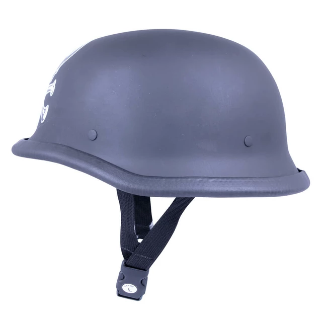 Retro moto čelada Sodager Skull Head - XL (61-62)