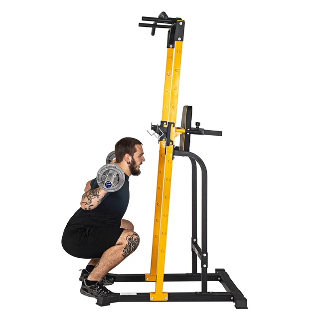 Stojalo inSPORTline Power Tower PT250 - črna-rumena