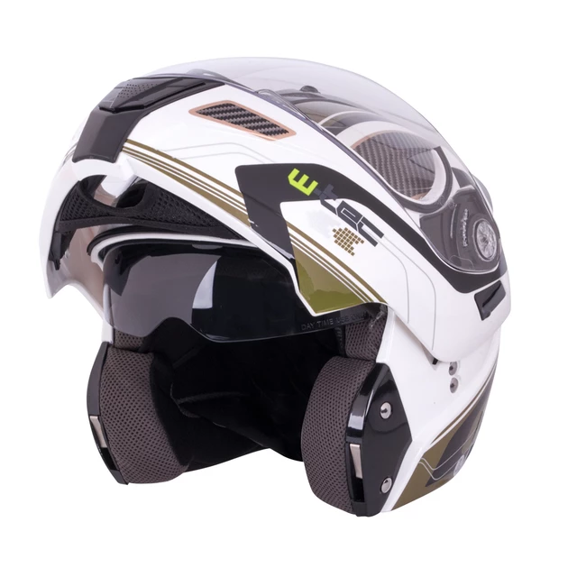 Moto čelada W-TEC NK-839 - S-Cape White Red
