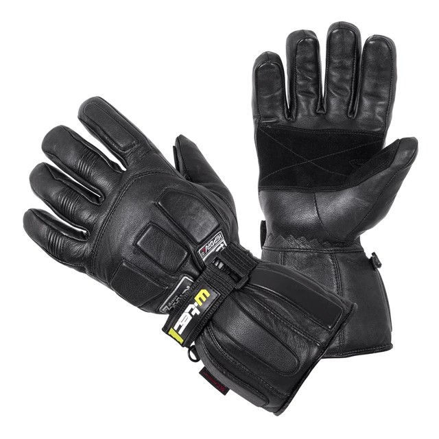 Moto rokavice W-TEC Freeze 190 - črna - črna