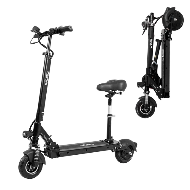 Električni skiro W-TEC Skootie Pro II 8" s sedežem - modra - črna