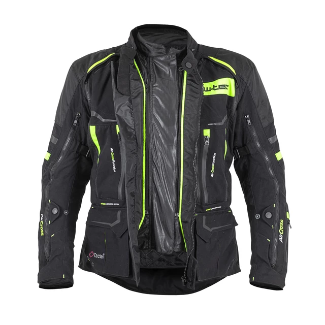 Moto jakna W-TEC Aircross - črna-zlata