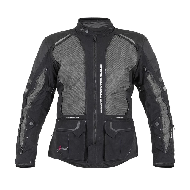 Moto jakna W-TEC Aircross - črna-zlata