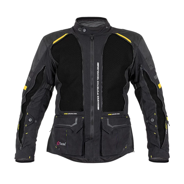 Moto jakna W-TEC Aircross - črna-zlata