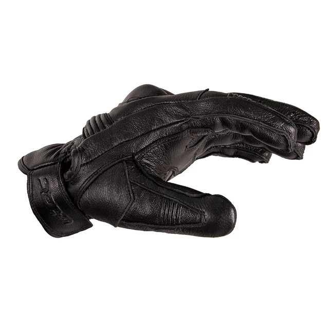 Usnjene moto rokavice W-TEC Trogir - črna