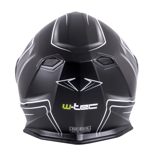 Moto čelada W-TEC V127 - črna-grafike