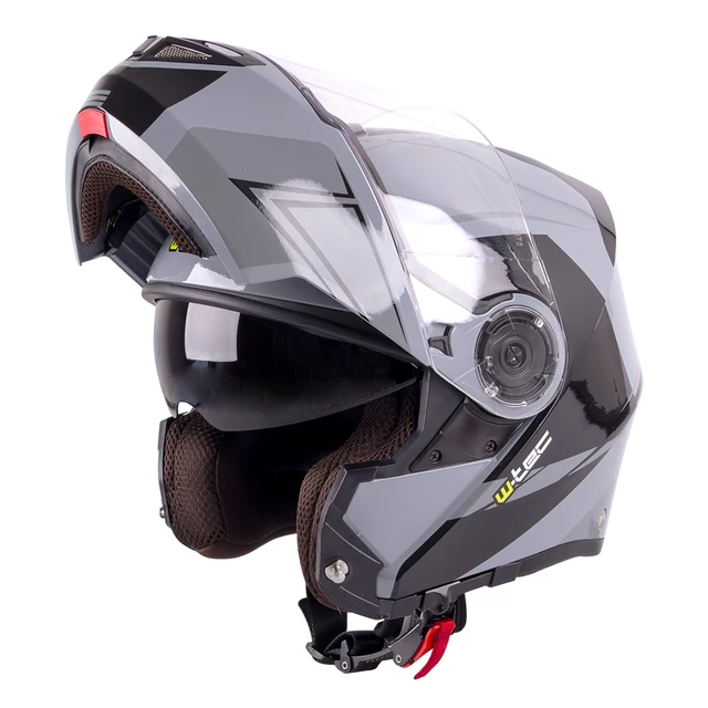 Preklopna moto čelada W-TEC Vexamo V270 - bela