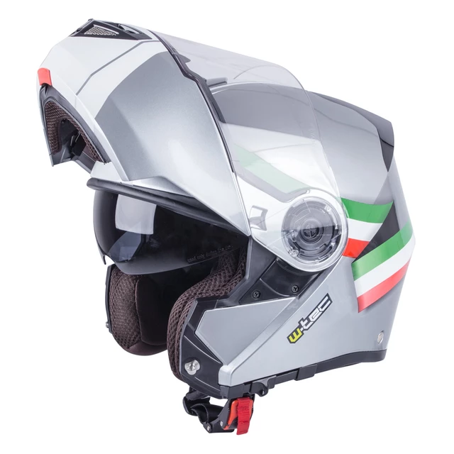 Preklopna moto čelada W-TEC Vexamo V270 - bela