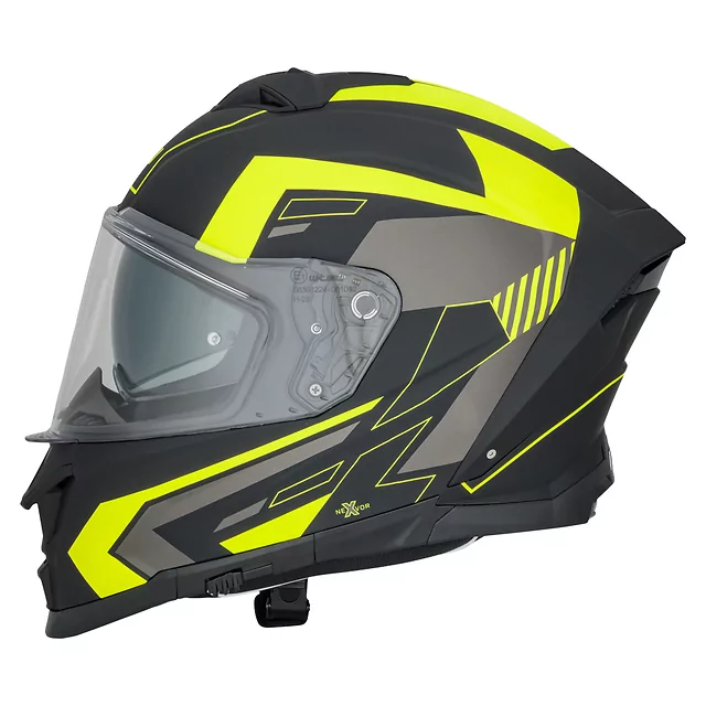 Moto čelada W-TEC Nexwor Graphic - fluo