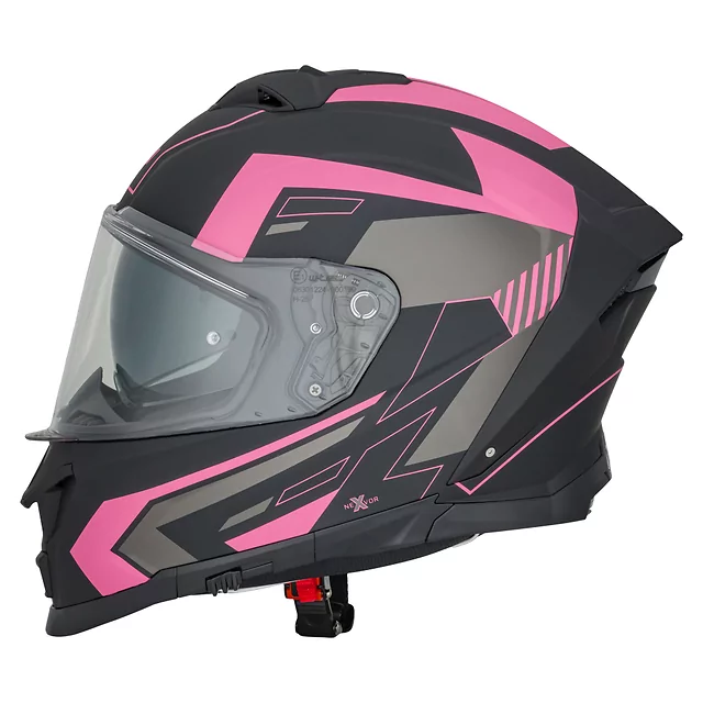 Moto čelada W-TEC Nexwor Futurose - roza