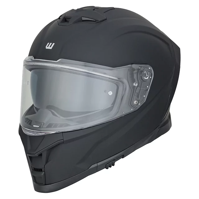 Moto čelada W-TEC Nexwor - lesklá bílá - črna-mat