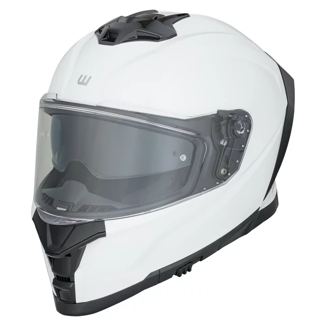 Moto čelada W-TEC Nexwor - lesklá bílá - lesklá bílá