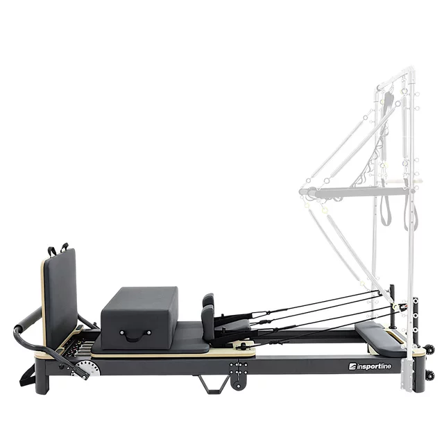 Pilates reformer inSPORTline Comfolder EVO - bež