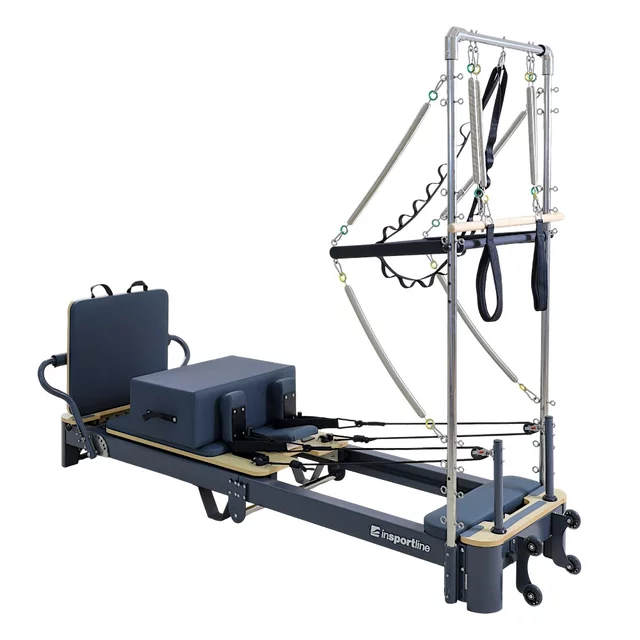 Pilates reformer inSPORTline Comfolder EVO - bež