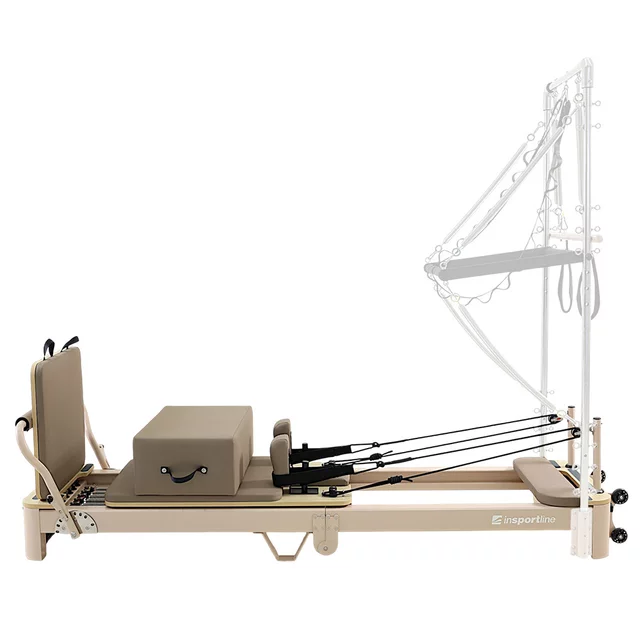 Pilates reformer inSPORTline Comfolder EVO - bež