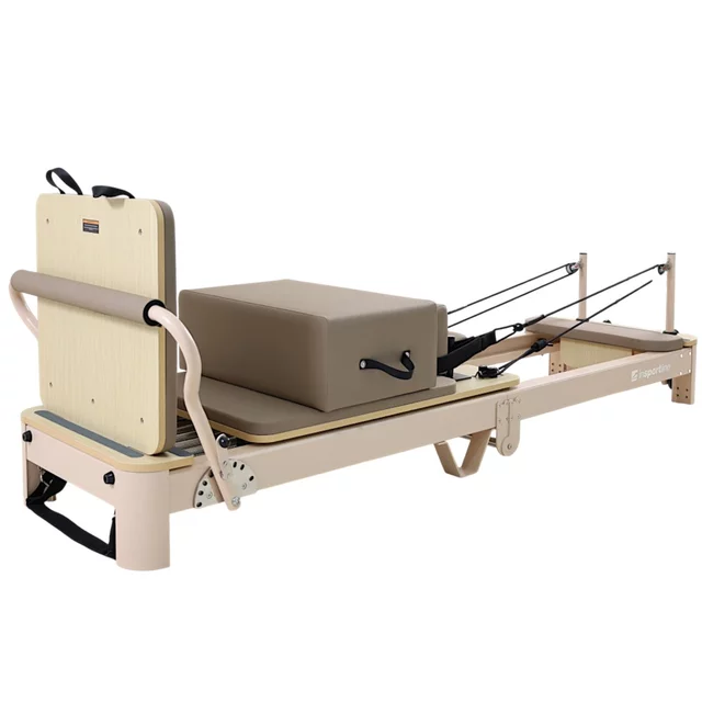 Pilates reformer inSPORTline Comfolder EVO - bež