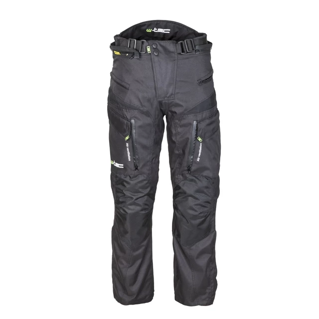 Moške moto hlače W-TEC Kaluzza GS-1614 - črna - črna