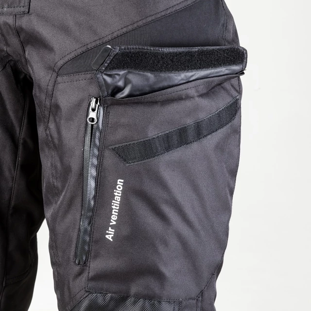 Moške moto hlače W-TEC Kaluzza GS-1614 - črna