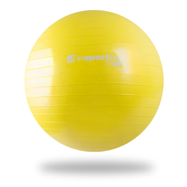 Gimnastična žoga inSPORTline Lite Ball 45 cm - rumena - rumena