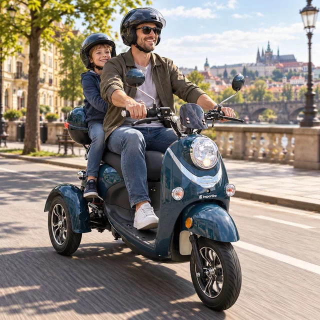 Električni trikolesnik inSPORTline Tarra • 25km/h • doseg do 45km • brez vozniškega dovoljenja