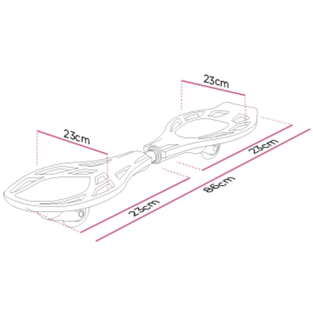 Waveboard Street Surfing LX - Kustruktiv