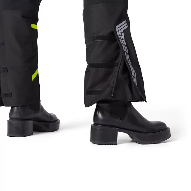 Ženske moto hlače W-TEC Warao Lady - črna-modra