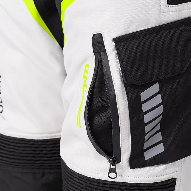 Ženske moto hlače W-TEC Warao Lady - črna-modra