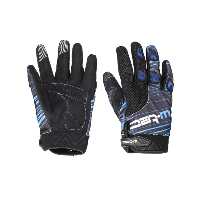 Moto rokavice W-TEC Heralt NF-5301 - siva - modra