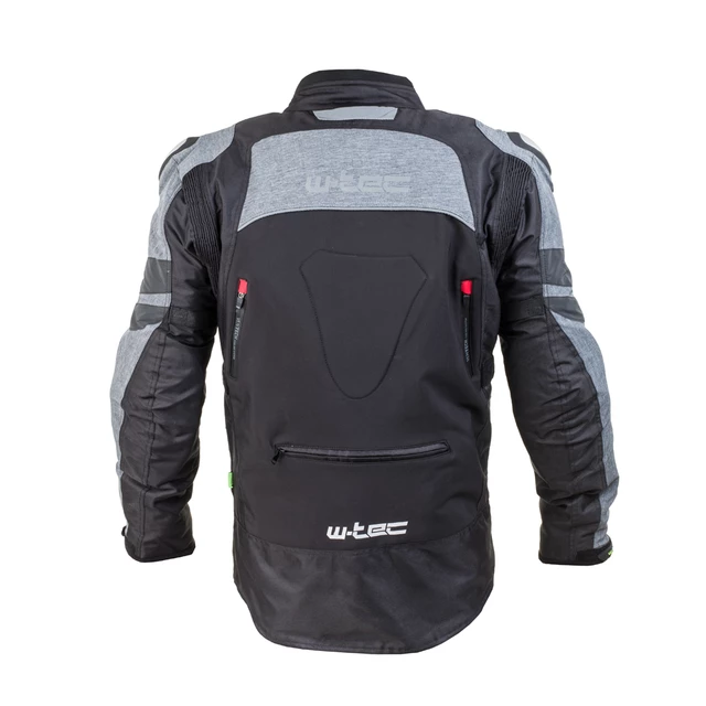 Moška moto bunda W-TEC Tomret NF-2220 - črna-siva