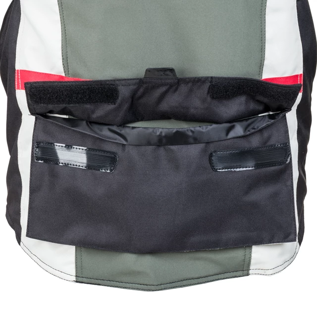 Moška moto jakna W-TEC Wigstein NF-2209 - černo-khaki-červená
