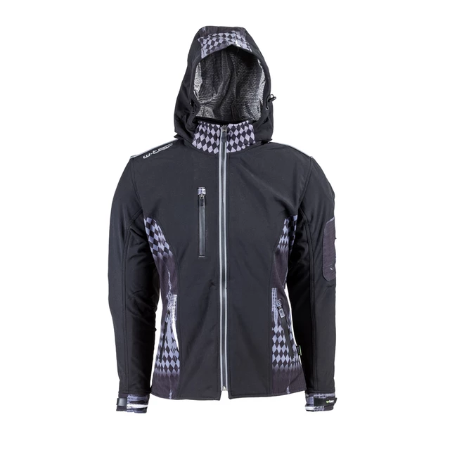Ženska softshell moto jakna W-TEC Pestalozza NF-2781 - M - črna-siva