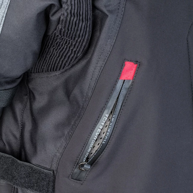 Moška moto bunda W-TEC Tomret NF-2220 - črna-siva