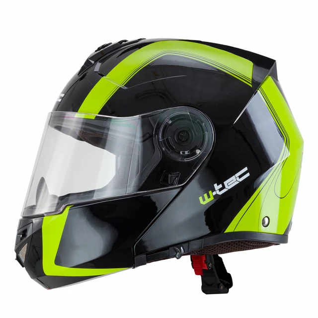 Preklopna moto čelada W-TEC Vexamo V270 - bela