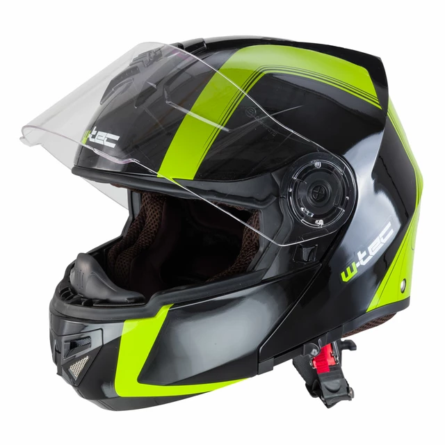 Preklopna moto čelada W-TEC Vexamo V270 - bela
