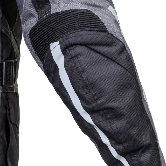 Moška moto bunda W-TEC Burdys GS-1613 - črna-siva