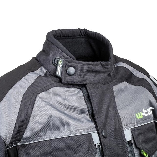 Moška moto bunda W-TEC Burdys GS-1613 - črna-siva